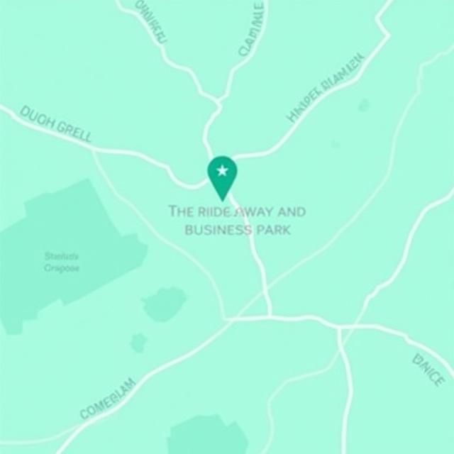 Map showing the location of Peak Respite business park in Sheffield.